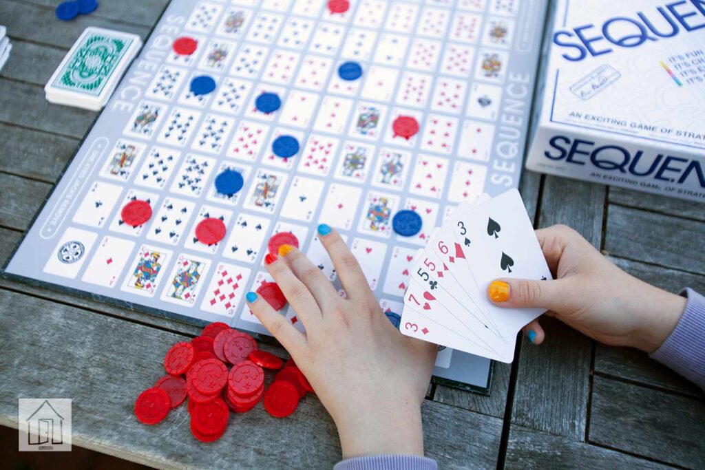 Sequence board game