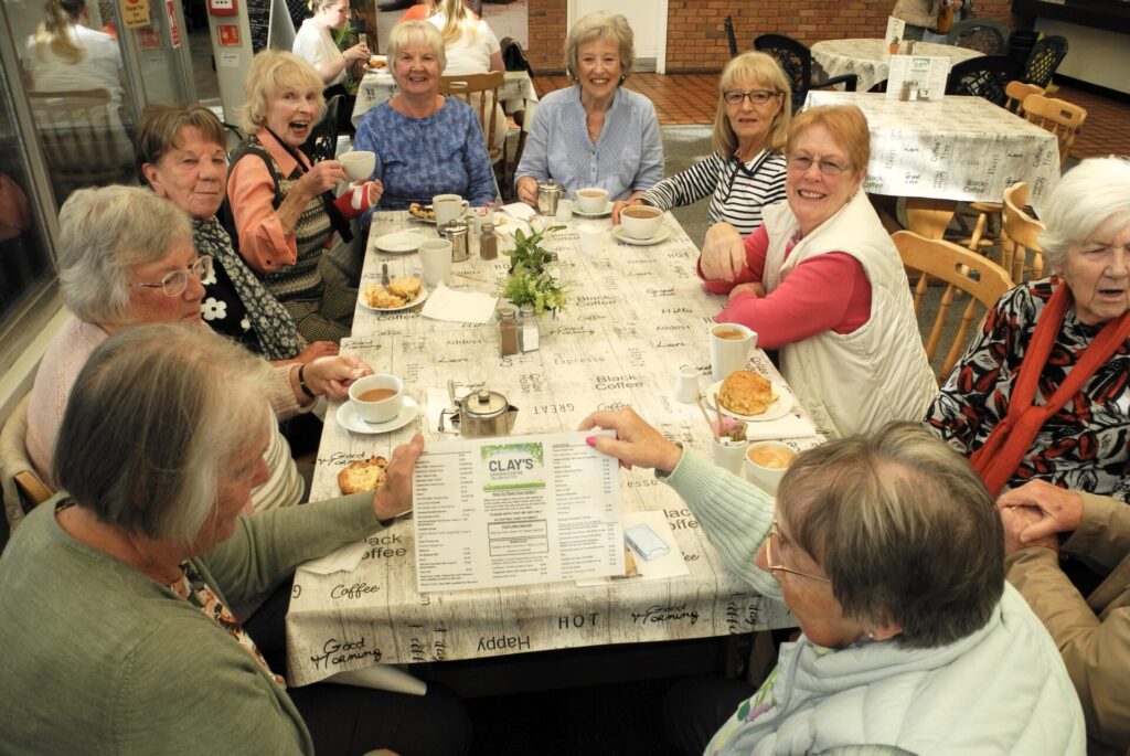 Coffee Morning group at Clay's