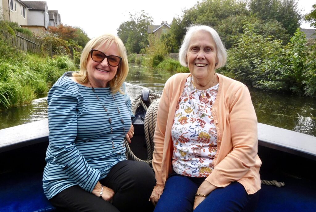 Day trip leaders - on the water at Lancaster